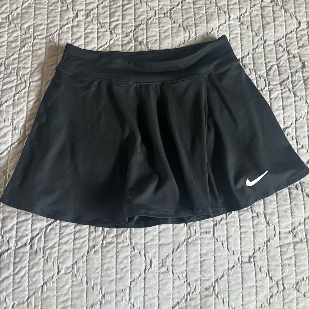 Nike Black Athletic Skater Skirt Pleated